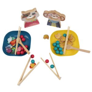 Montessori Parent-Child Interaction Play House Simulation Feeding Game
